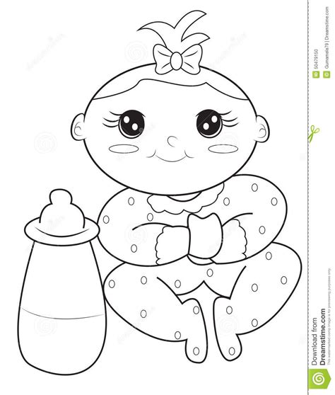 Baby Doll Coloring Page at GetColorings.com | Free printable colorings ...