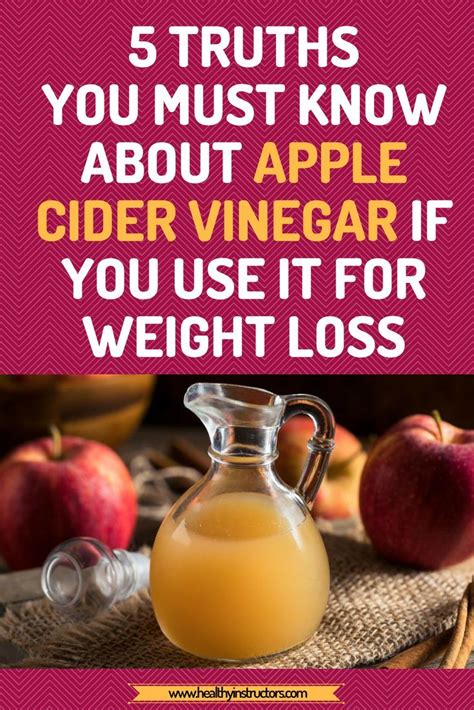 Apple Cider Vinegar Drink Recipe For Weight Loss - foodrecipestory