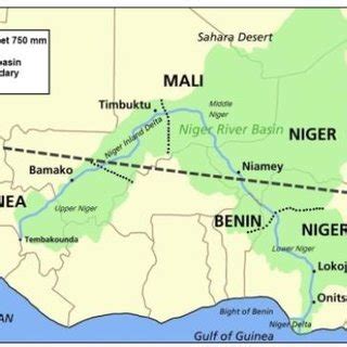 Niger River Africa Map