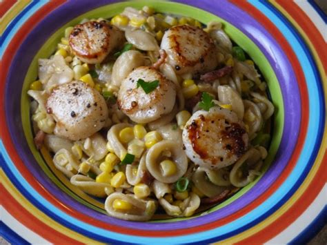 Clockwatching Tart: Scallop & Corn Pasta - Two (More) Ways