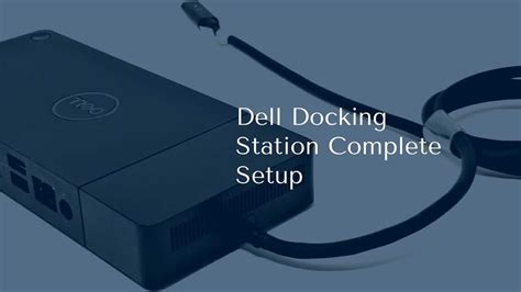 Dell Docking Station Complete Setup - YouTube