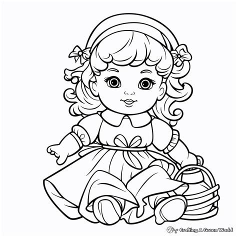 Doll Coloring Pages - Free & Printable!