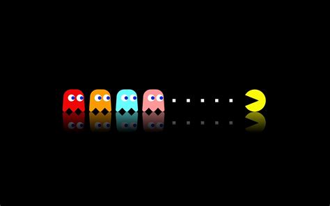 Pac Man, Retro Games, Video Games, Minimalism Wallpapers HD / Desktop ...