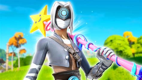 Download Fortnite PFP Focus Outfit Star Wand Wallpaper | Wallpapers.com