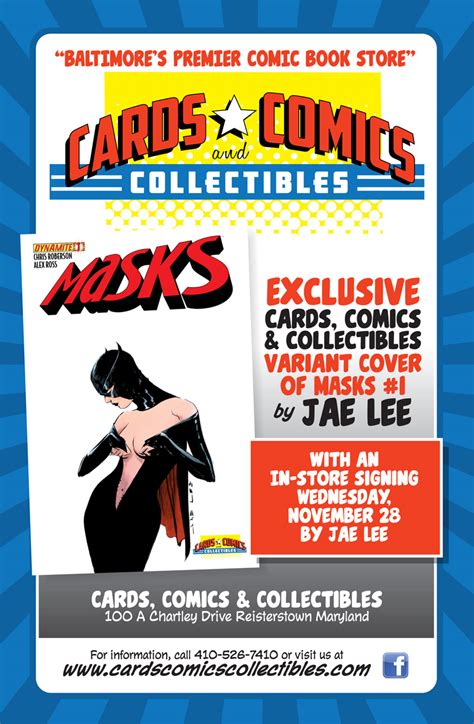 Masks # 1 Store Exclusive! | Cards, Comics & Collectibles