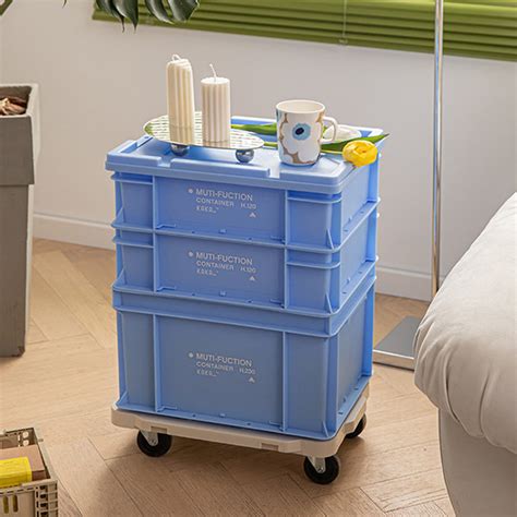 Plastic Storage Box With Wheels - ApolloBox