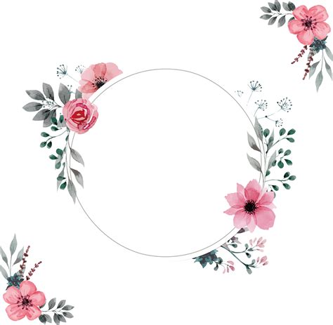 View Watercolor Flower Vector Png