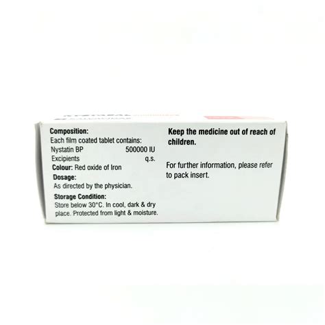 Nystatin Pessaries 500000 IU BP - Salvavidas Pharma