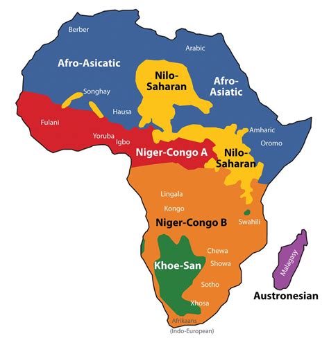 #africa #infographic #map #poster #languages | Africa, Human geography ...