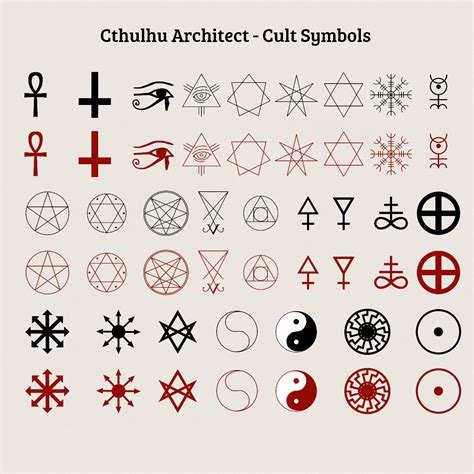 Cthulhu Architect Cult Symbols - CartographyAssets