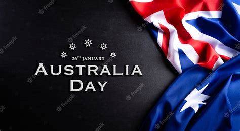 Premium Photo | Australia day concept. australian flag against a ...