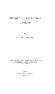 History Of Wilkinson County Georgia : Georgia History, Wilkinson County ...