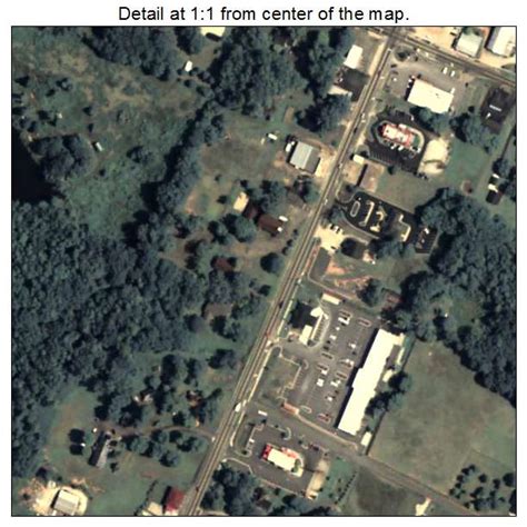 Aerial Photography Map of Danielsville, GA Georgia