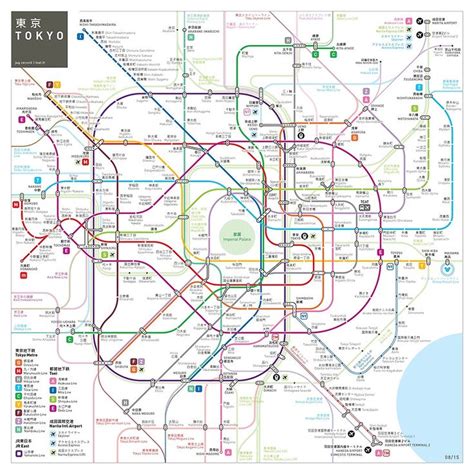 Tokyo Metro Map Art Print By Jug Cerovic Metro Map Map Metro Map Art ...