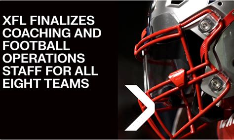 XFL Finalizes Full Coaching Staffs and Football Operations For All ...