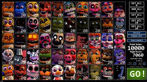 I Turned all Animatronics of UCN to FNaF World! +All Jumpscares! (UCN ...