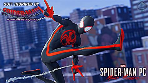 Spider-Man: Miles Morales PC - *NEW* Across the Spider-Verse Movie Suit ...