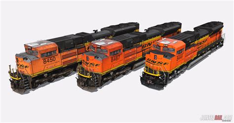 EMD SD70MAC – BNSF 4-Pack – JointedRail.com