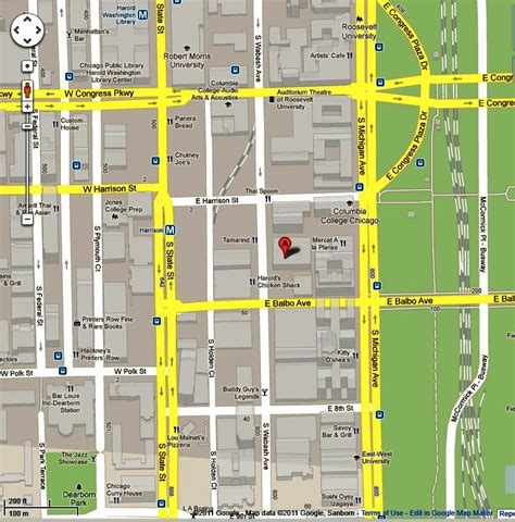 columbia college chicago campus map - whitespaceartillustrations