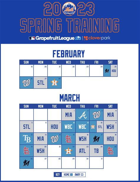 Mets announce 2023 Spring Training Schedule – The Mets Police