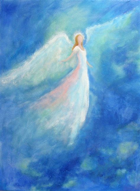 Easy Acrylic Angel Paintings - ANGEL PAINTING IDEAS