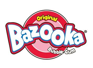 BAZOOKA BUBBLE GUM CANDY LOGO STICKER - Pro Sport Stickers