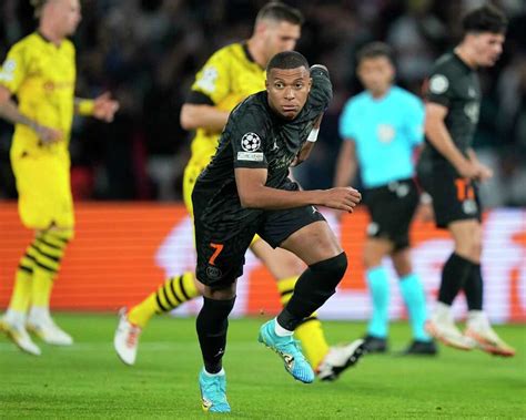 Mbappé and Hakimi score as PSG wins 2-0 against Dortmund in Champions ...