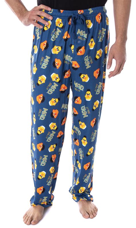 Sesame Street Men's Bert And Ernie Mad Bro? Sleep Lounge Pajama Pants ...