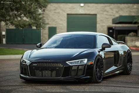 Stealthy Takes Over Black Audi R8 with Custom Parts — CARiD.com Gallery