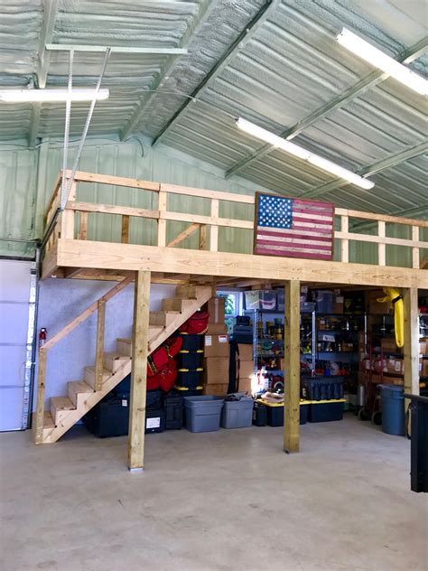 Pin By Teegan S Toolbelt On Man Cave Pole Barn Garage Garage Loft ...