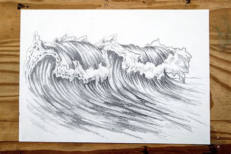 Realistic Ocean Drawing