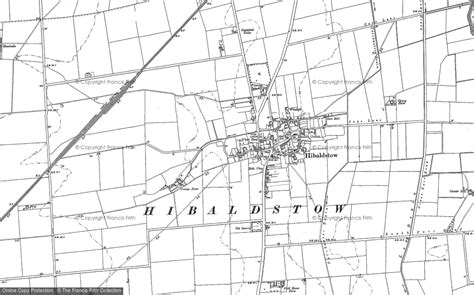 Historic Ordnance Survey Map of Hibaldstow, 1885 - 1886