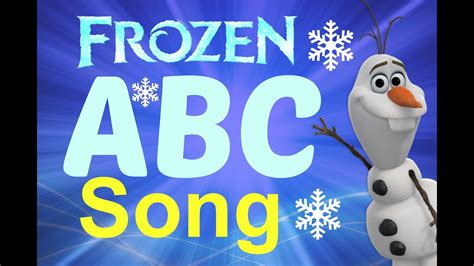 Frozen ABC Song - Alphabet Song - ABC Nursery Rhymes - ABC for Children ...