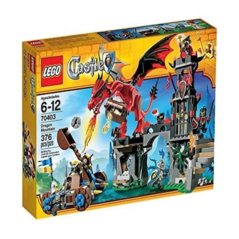 LEGO® Castle The Dragon Mountain w/ Minifigures, Catapult, & Tower ...