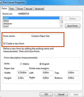 HP printers - Create custom paper sizes | HP® Support