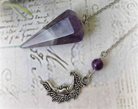 Amethyst Pendulum, Pendulum, Divination, Witchcraft Supplies, Healing ...