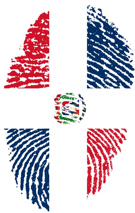 Download Dominican Republic, Flag, Fingerprint. Royalty-Free Stock ...