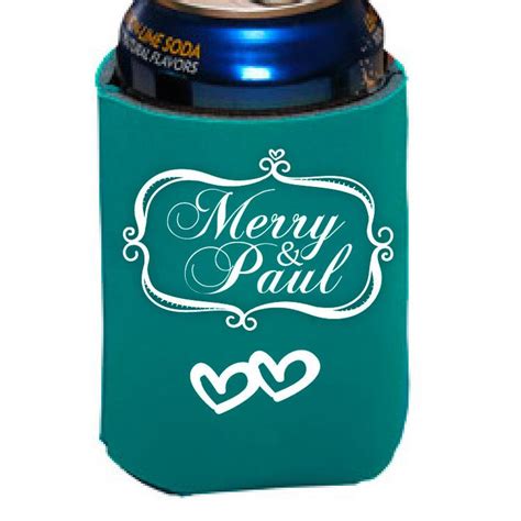 Wedding Koozies, Drink Koozie, Custom Koozies, Can cooler, Personalized ...