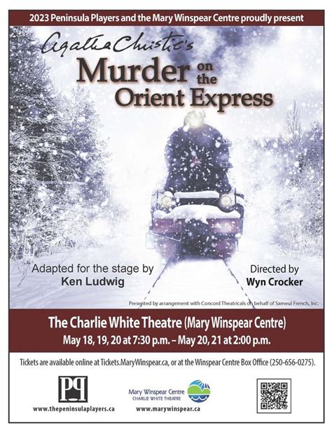 Peninsula Players Presents: Murder on the Orient Express, Mary Winspear ...