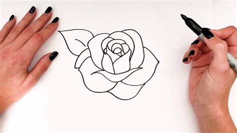 How To Draw A Rose 🌹 | Rose Drawing EASY | Step By Step | Super Easy ...