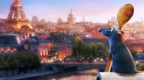 Ratatouille Paris Skyline HD Wallpaper