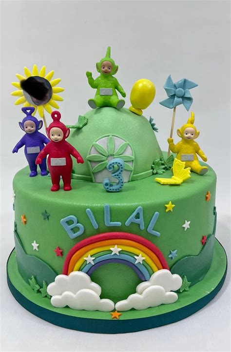 30 Cute Teletubbies Cake Ideas : Third Birthday Cake