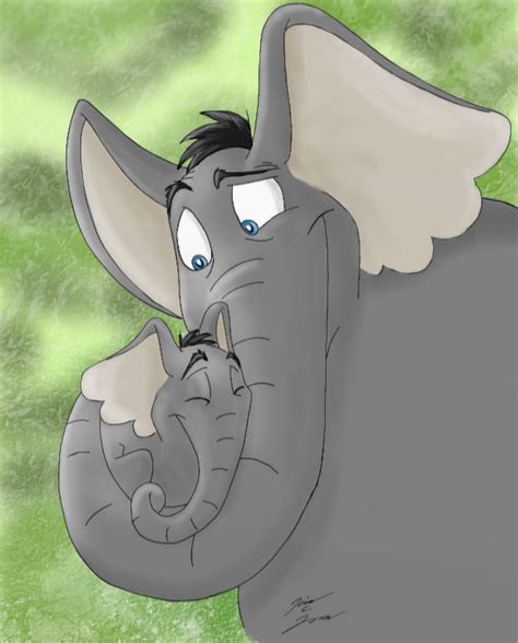 Horton and Elephant Bird by Slasher12 | Elephant bird, Elephant love ...