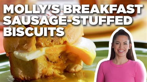 Molly Yeh's Breakfast Sausage-Stuffed Biscuits with Eggs | Girl Meets ...