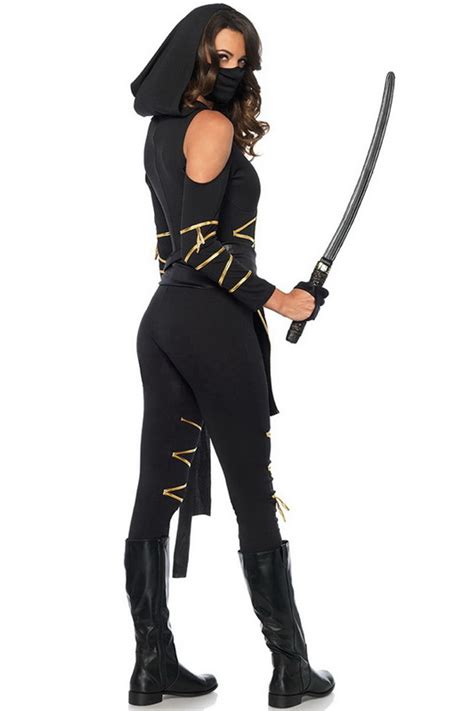 Black Stealth Ninja Costume - Spicy Lingerie