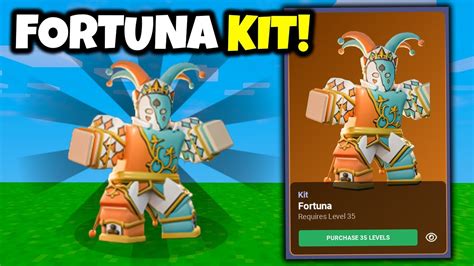 *NEW* FORTUNA KIT!! (SEASON 8) | Roblox BedWars - YouTube