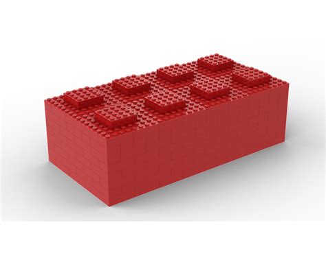 LEGO MOC 2x4 Brick made of only 2x4 Bricks by 2in1 | Rebrickable ...