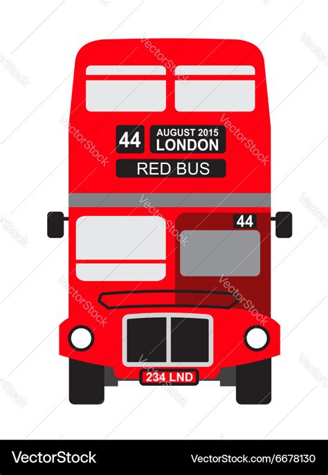 London bus icon Royalty Free Vector Image - VectorStock