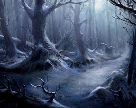 Dark Creepy Horror Spooky Scary Halloween Forest Wallpaper Spooky ...