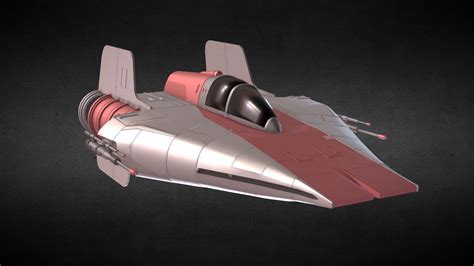 Star Wars: A- Wing - Download Free 3D model by Daniel (@DanielAndersson ...